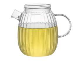 Стеклянный заварочный чайник с гранями Prism №2