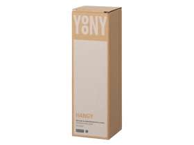 Бутылка из боросиликатного стекла Hangy, 550 мл, антрацит №8