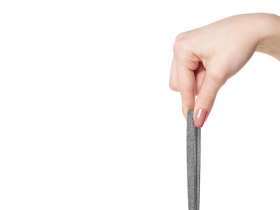 Косметичка из PVC и ткани Leony, прозрачный/темно-серый №7