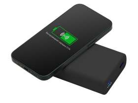 Внешний беспроводной аккумулятор 2-в-1 с функцией зарядки Apple Watch, QC/PD AtomIQ, 10000 мАч, черный №8