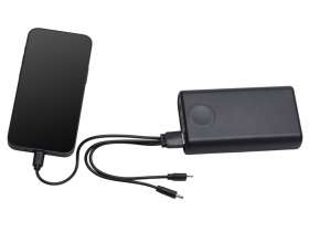 Внешний беспроводной аккумулятор 2-в-1 с функцией зарядки Apple Watch, QC/PD AtomIQ, 10000 мАч, черный №6