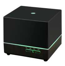 Светодиодный увлажнитель Wisdom с подсветкой гравировки, черный №2