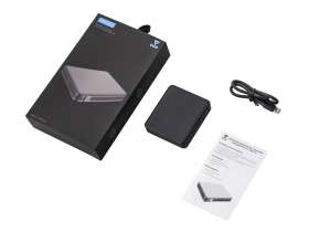 Внешний аккумулятор Brick 5 с быстрой зарядкой PD, 5000 мАч, черный №7