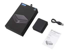 Внешний аккумулятор Brick 10 с быстрой зарядкой QC/PD, 10000 мАч, черный №7