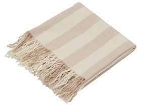 Плед Reglet, 130x150 см ( с учетом бахромы) 100% хлопок, бежевый №2