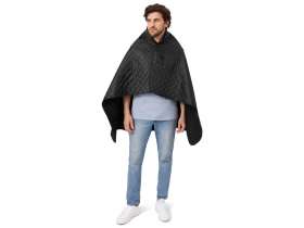 Пончо Cappy с капюшоном на липучке в мешке, черный №10