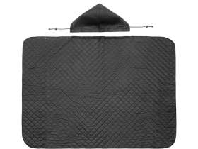 Пончо Cappy с капюшоном на липучке в мешке, черный №4