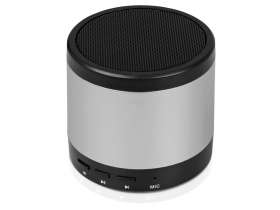 Портативная колонка Ring neon с белой подсветкой корпуса, серебристый №2