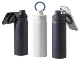 Вакуумная термобутылка с magsafe-держателем INSIDER, 600 мл, синий №5