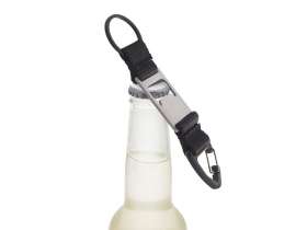 Брелок-ремувка с открывашкой и карабином Champion, черный №5