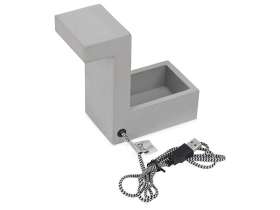 Настольная лампа из бетона Blok Lamp №2