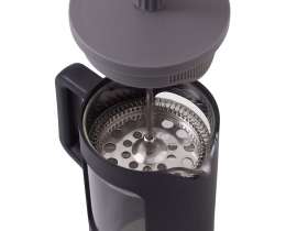 Френч-пресс Double Tone, черный-серый №7