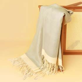 Плед акриловый WINTER, серый №7