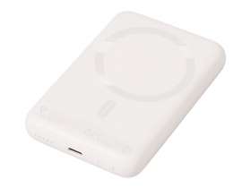 Магнитный внешний беспроводной аккумулятор Polarix, QC/PD, 10000 мАч, слоновая кость №3