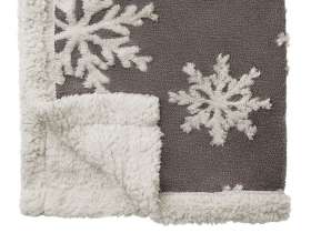 Плед Snowflake новогодний №10