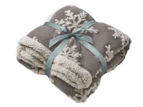 Плед Snowflake новогодний №4