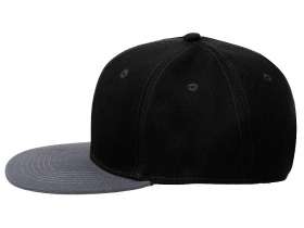 Бейсболка с прямым козырьком Los Angeles 2.0, черный/серый меланж №5