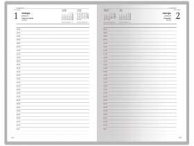 Ежедневник А5 датированный Бумвинил 2025, зеленый №2