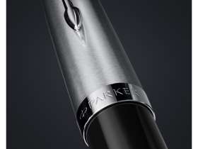 Перьевая ручка Parker 51 CORE BLACK CT, перо: F, цвет чернил: black, в подарочной упаковке. №4
