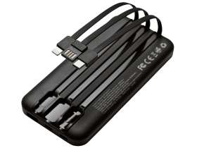 Подарочный набор Tesla с блокнотом А5, ручкой и пауэрбенком на 10 000 mAh, черный №8