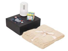 Подарочный набор Re:y. Grow с пледом, увлажнителем и набором для выращивания №2