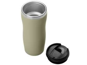Термокружка Mony Steel 350 мл, soft touch, оливковый №2