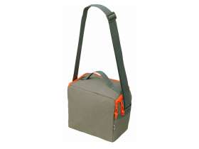 Изотермическая сумка-холодильник Neo Classic c контрастной молнией, серый/оранжевый №2