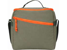 Изотермическая сумка-холодильник Neo Classic c контрастной молнией, серый/оранжевый №3