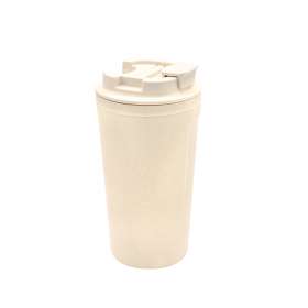 Бутылка для воды Eco water из бамбукового волокна , бежевая №2