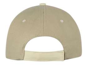 Бейсболка New Castle F 6-ти панельная, оливковый/натуральный №4