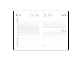 Ежедневник А5 датированный Sidney Nebraska 2025, коричневый (золотой обрез) №2