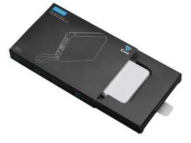 Внешний аккумулятор со встроенным кабелем USB-C Дэнси, 5000 мАч, белый №5