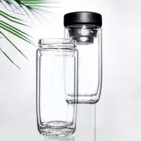 Термос стеклянный с LED-дисплеем Smartview, чёрный №4