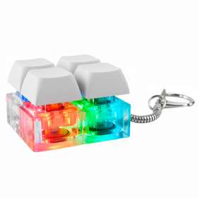 Брелок Press Anti Stress с LED подсветкой, белый №2