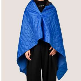 Плед PONCHO, синий №2