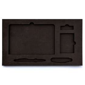 Ложемент ЭВАлюция-1 под заказ 3 слоя (5мм+10мм+10мм), чёрный №4