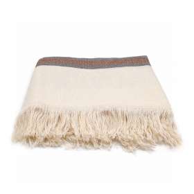 Плед полушерстяной EDITA, бежевый №3