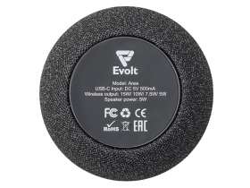 Портативная колонка с беспроводной зарядкой Ареа, 5 Вт №2