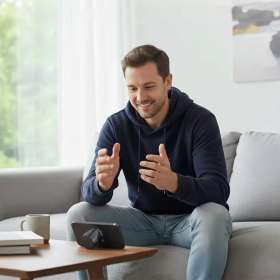 Магнитная беспроводная Bluetooth колонка-подставка Wave 5W, черная №5