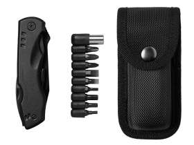 Универсальный мультитул с битами в подарочной упаковке с окном Шэйп , черный №3