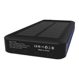 Внешний аккумулятор Xyron с солнечной панелью, 10000 mAh, синий №3
