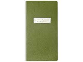 Еженедельник недатированный А6 Verde с нашивкой, зеленый №2