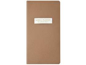 Еженедельник недатированный А6 Total beige с нашивкой, бежевый №2