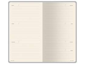 Еженедельник недатированный А6 Total beige с нашивкой, бежевый №6